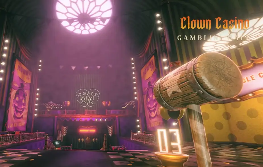 Secret passage inside the Clown Casino in Twisted Tower