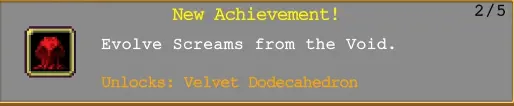 Velvet Dodecahedron passive item obtained in Red Moon Manor
