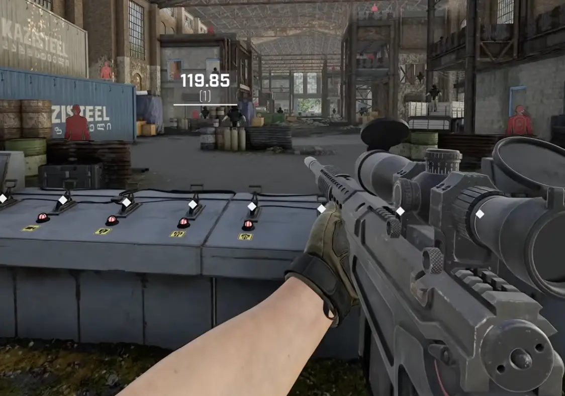 WARDOGS AMR 50 dealing roughly 120 head damage through Level 4 protection