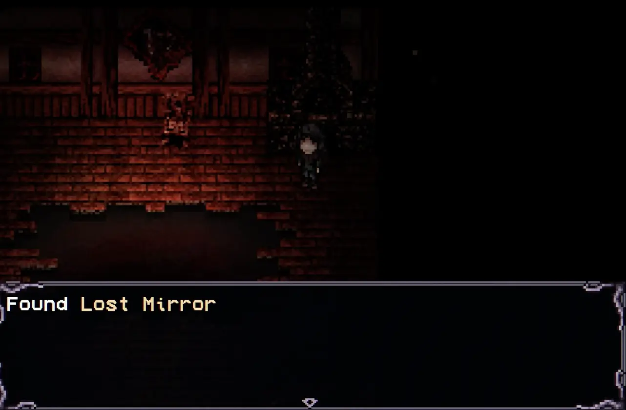 Lost Mirror dropping after the Abandoned Mill fight in Welcome to Elderfield