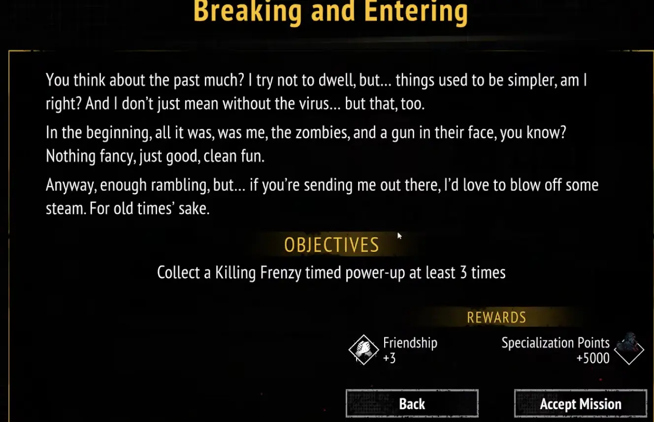 Breaking and Entering mission objective in Yet Another Zombie Survivors 1.0
