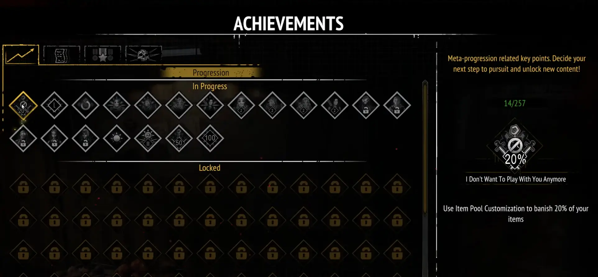 Item Pool Customization achievement in Yet Another Zombie Survivors 1.0