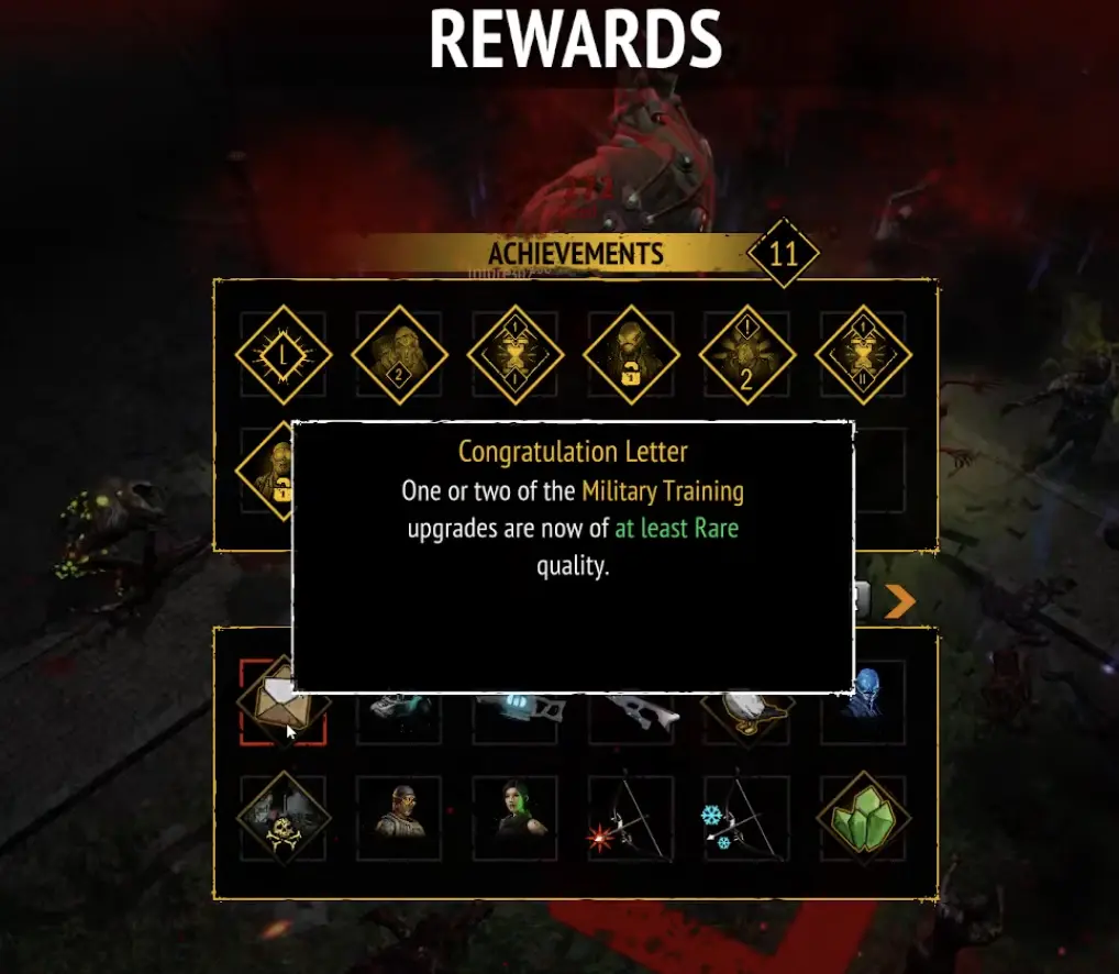 Military Training permanent progression improving the minimum quality of MT choices